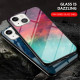 iPhone 13 Panzerglas Cover Starry Sky
