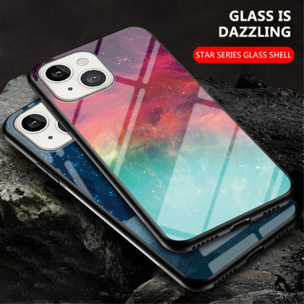 iPhone 13 Panzerglas Cover Starry Sky