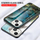 iPhone 13 Panzerglas Cover Marble Colors