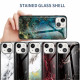 iPhone 13 Panzerglas Cover Marble Colors