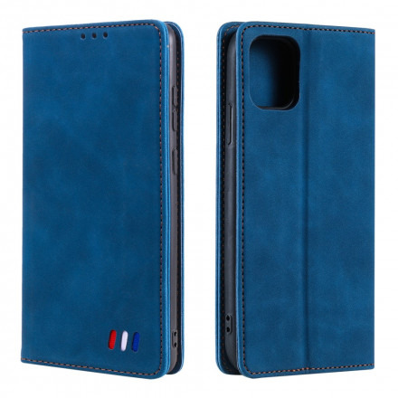 Flip Cover iPhone 13 Style Leder Tricolor