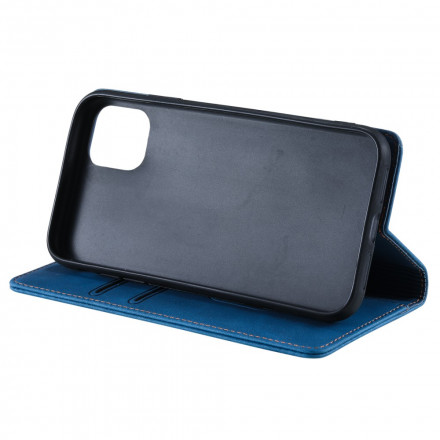 Flip Cover iPhone 13 Style Leder Tricolor