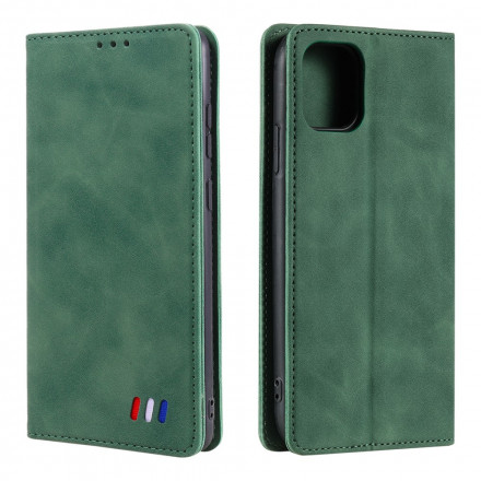 Flip Cover iPhone 13 Style Leder Tricolor