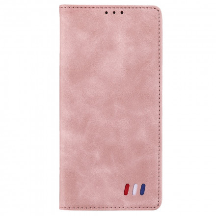 Flip Cover iPhone 13 Style Leder Tricolor