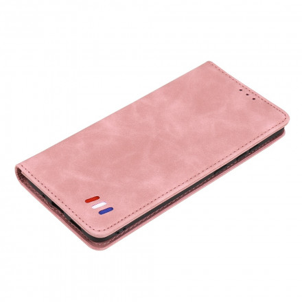 Flip Cover iPhone 13 Style Leder Tricolor