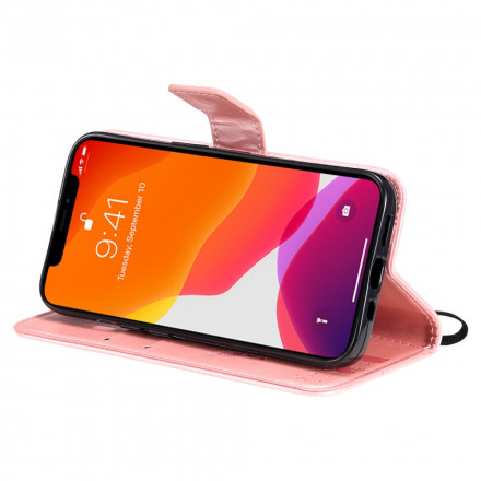 iPhone 13 Hülle Baum und Katze mit Riemen