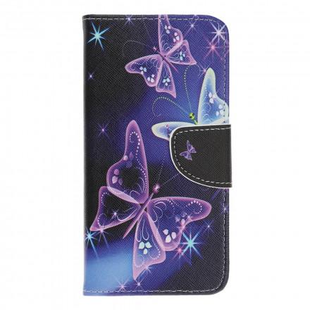 Motorola Edge 20 Lite Butterflies Tasche