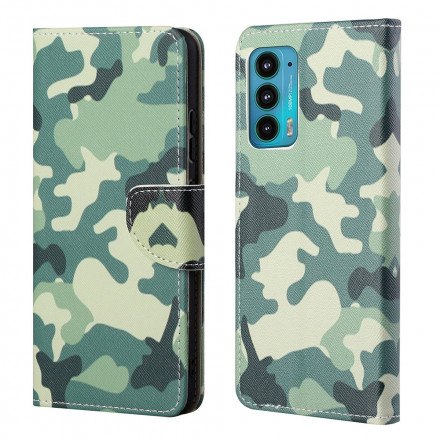 Motorola Edge 20 Camouflage Military Tasche