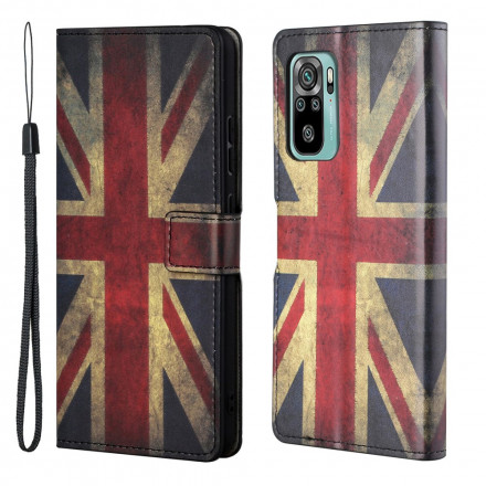 Xiaomi Redmi 10 England Flagge Riemen Tasche