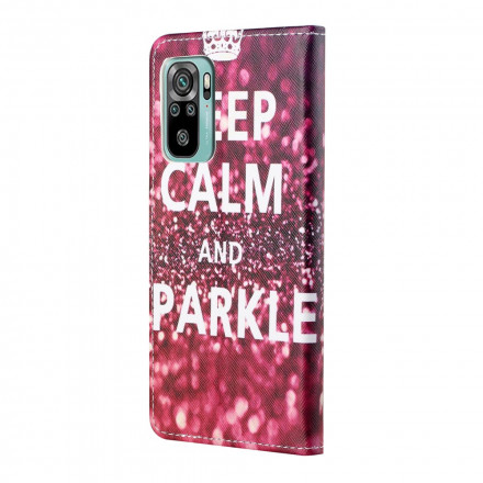 Xiaomi Redmi 10 Keep Calm and Sparkle Hülle