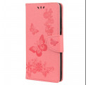 Xiaomi Redmi 10 Tasche Als Schmetterlinge mit Lanyard