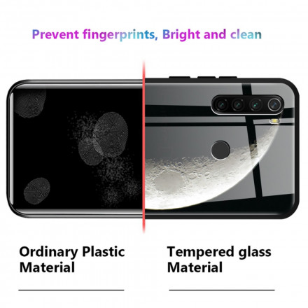 Xiaomi Redmi 10 Hülle aus gehärtetem Glas Panda und Bambus