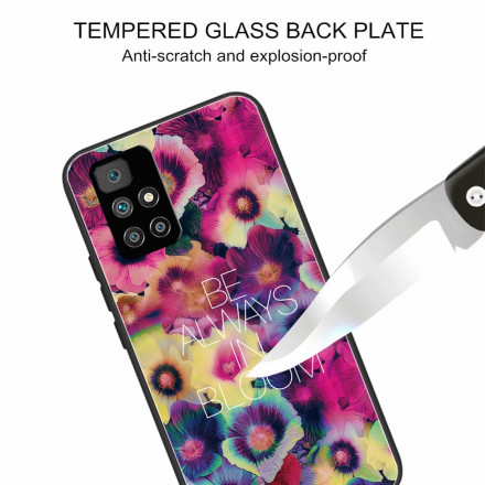 Xiaomi Redmi 10 Cover Gehärtetes Glas Be Always in Bloom