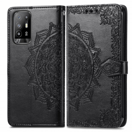 Oppo A94 5G Mandala Mittelalter Tasche