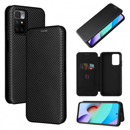 Flip Cover Xiaomi Redmi 10 Silikon Carbon Farbig