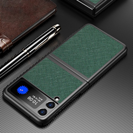 Samsung Galaxy Z Flip 3 5G Style Leder Strukturierte Hülle