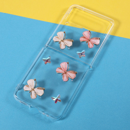 Samsung Galaxy Z Flip 3 5G Charms Schmetterlinge Cover