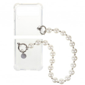 Samsung Galaxy Z Flip 3 5G Silikon Armband Perlen Cover
