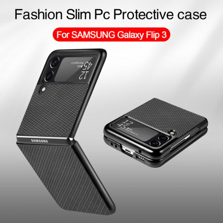 Samsung Galaxy Z Flip 3 5G Kohlefaser strukturiert Cover