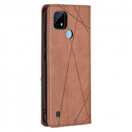 Flip Cover Realme C21 Style Künstlerin
