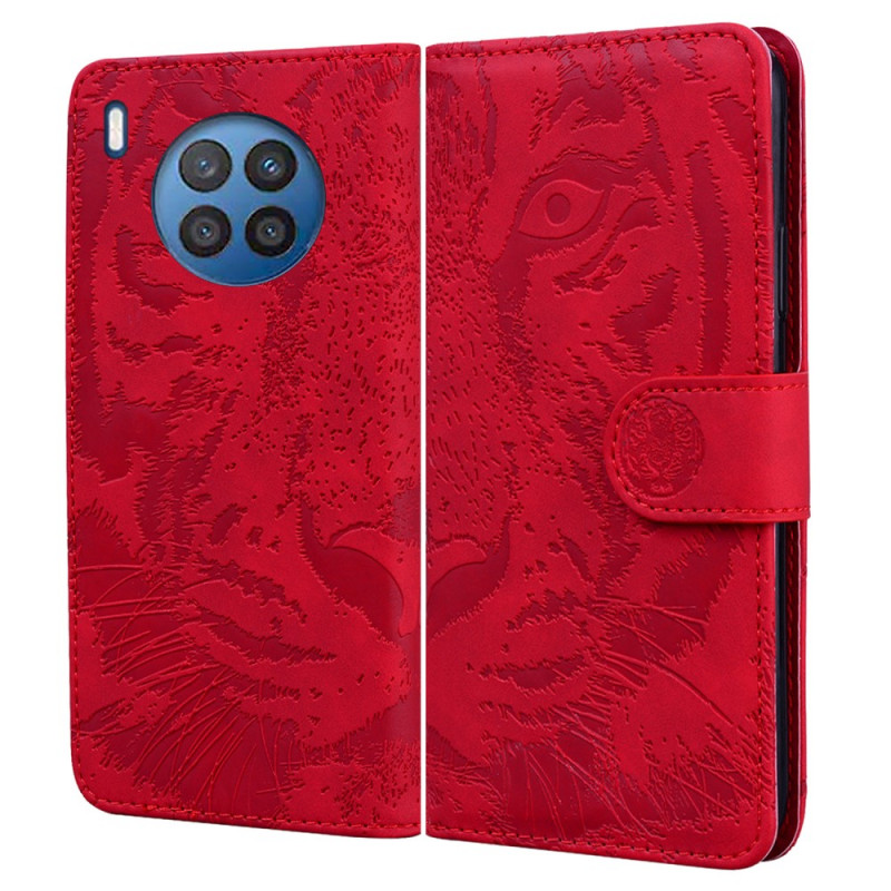 Hülle Honor 50 Lite / Huawei Nova 8i Tiger Face Abdruck