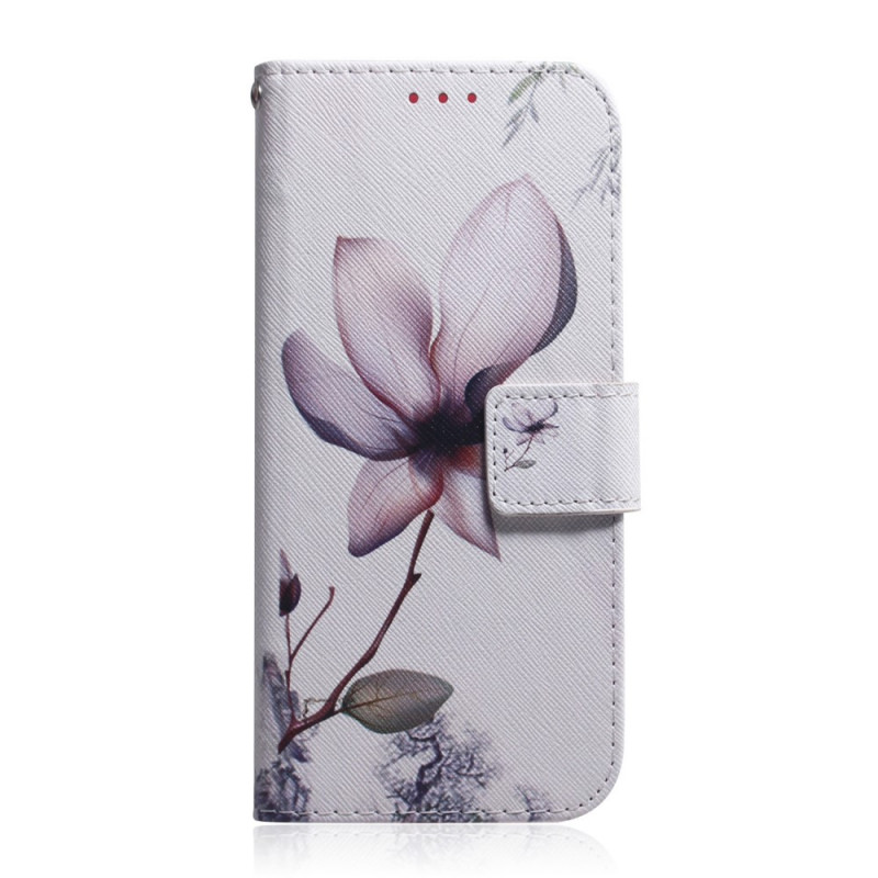 Hülle Samsung Galaxy A03s Blume Altrosa