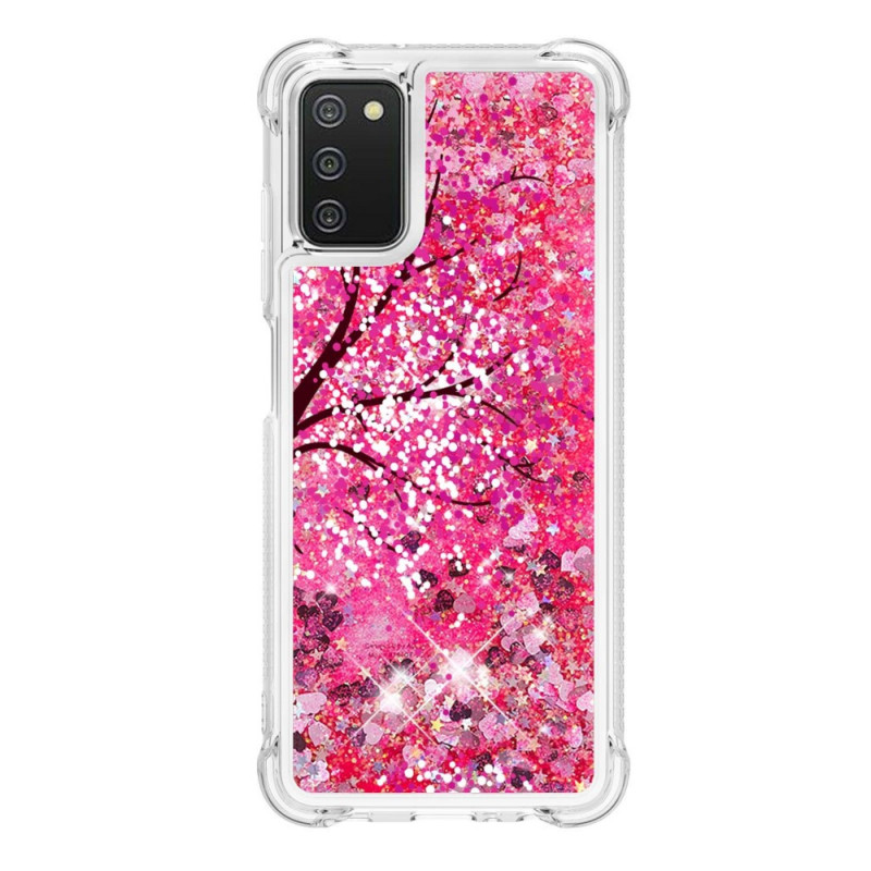 Samsung Galaxy A03s Baum Glitter Cover