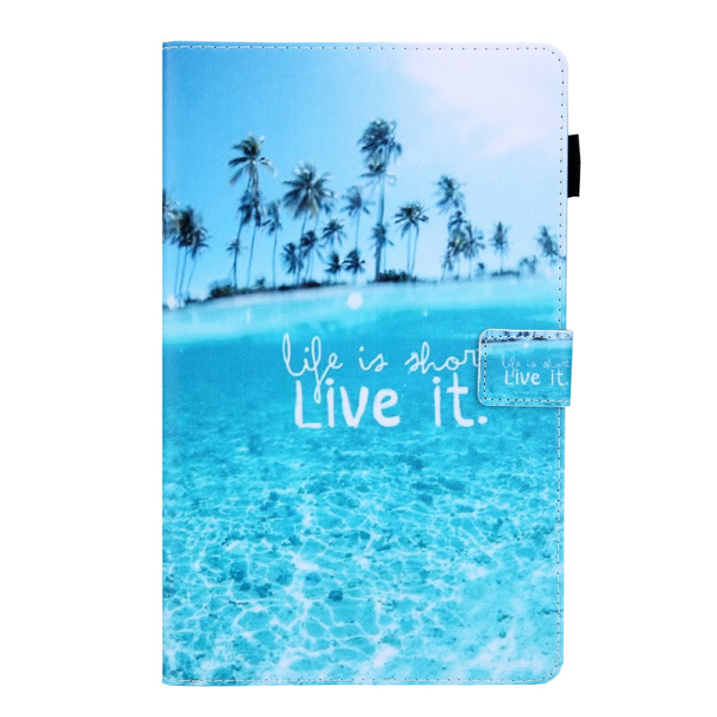 Samsung Galaxy Tab A8 (2021) Life is Short Tropics Hülle