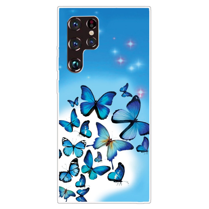 Samsung Galaxy S22 Ultra 5G Schmetterlinge Cover 2
