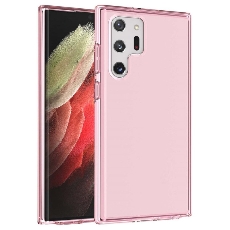 Samsung Galaxy S22 Ultra 5G Hülle Transparent Hybride Farbig