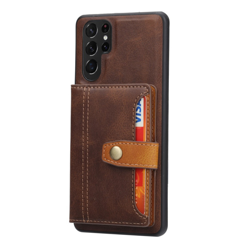 Cover Samsung Galaxy S22 Ultra 5G Kartenhalter Halterung Riemen