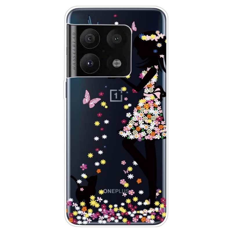 OnePlus 10 Pro 5G Cover Junges Blumenmädchen