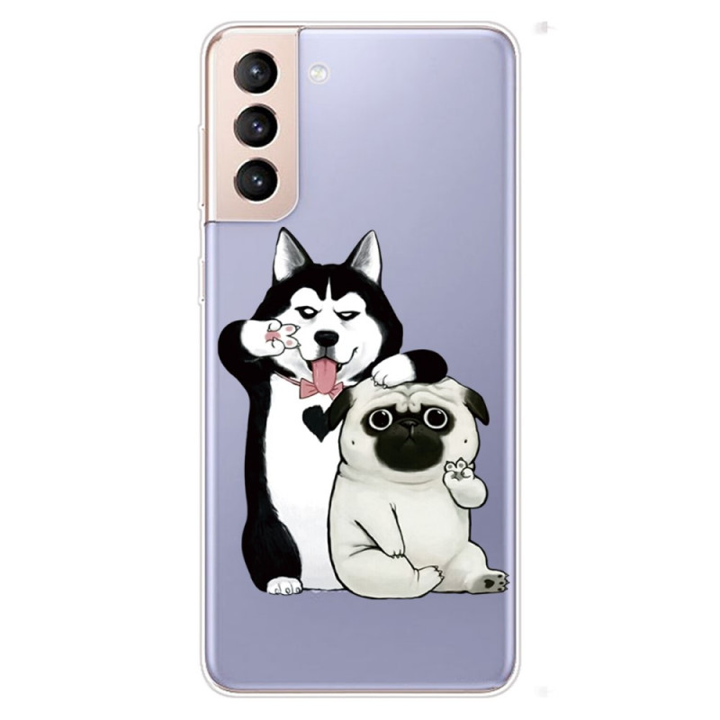 Samsung Galaxy S22 Plus 5G Cover Lustige Hunde