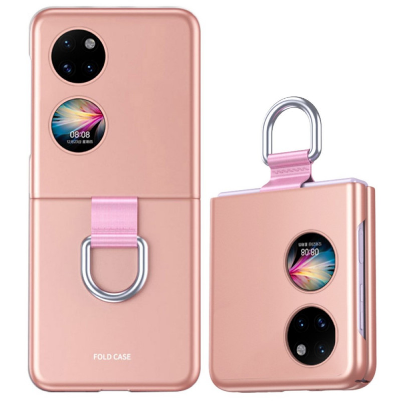 Huawei P50 Pocket Skin-Touch Cover mit Ring