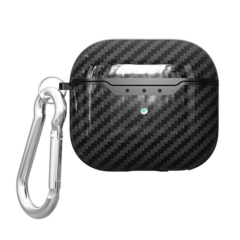 AirPods 3 Kohlefaser Texture Cover mit Karabinerhaken