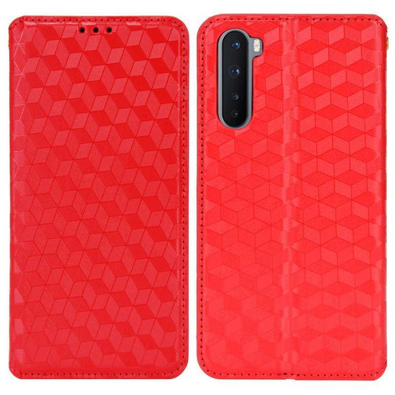 Flip Cover OnePlus Nord Lederoptik Diamant