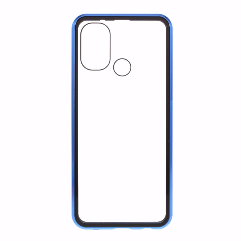 OnePlus Nord N100 Cover Vorder- und Rückseite Gehärtetes Glas und Metall