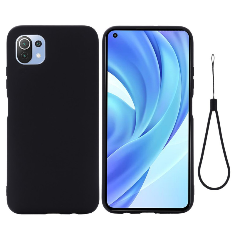 Xiaomi 11 Lite 5G NE/Mi 11 Lite 4G/5G Cover Flüssigsilikon Mit Lanyard