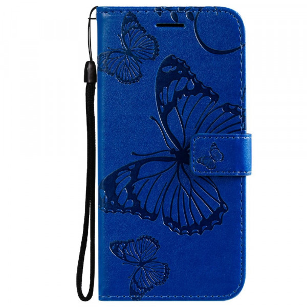 Xiaomi 11 Lite 5G NE/Mi 11 Lite 4G/5G Hülle Riesige Schmetterlinge mit Riemen