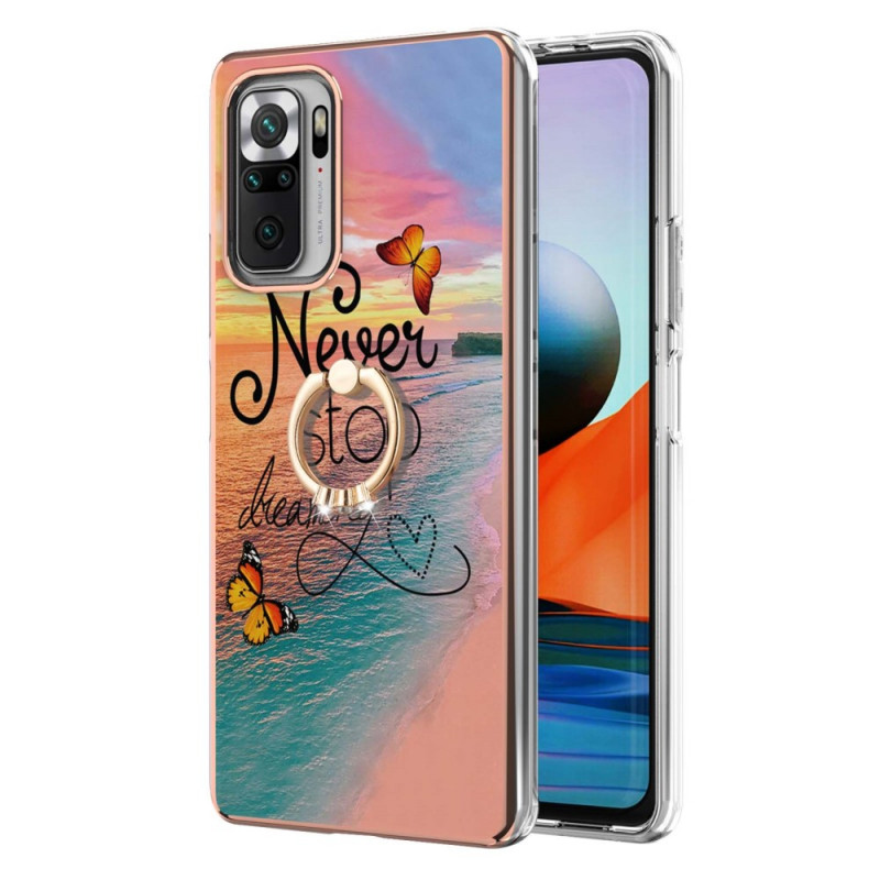 Xiaomi Redmi Note 10 Pro Cover Ring-Ständer Never Stop Dreaming
