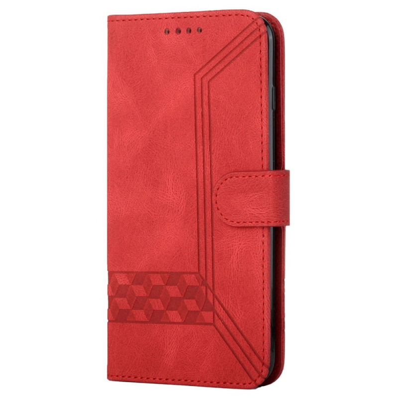 Xiaomi Redmi Note 10 Pro Hülle Geometrischer Streifen mit Riemen