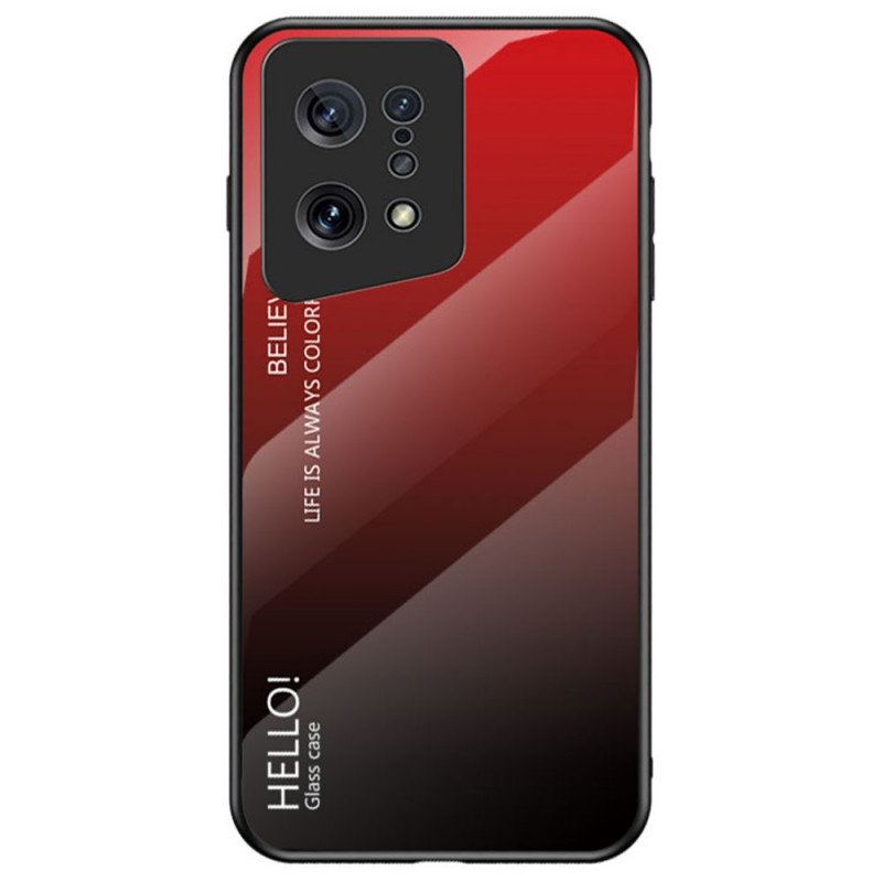 Oppo Find X5 Panzerglas
 Cover Hello