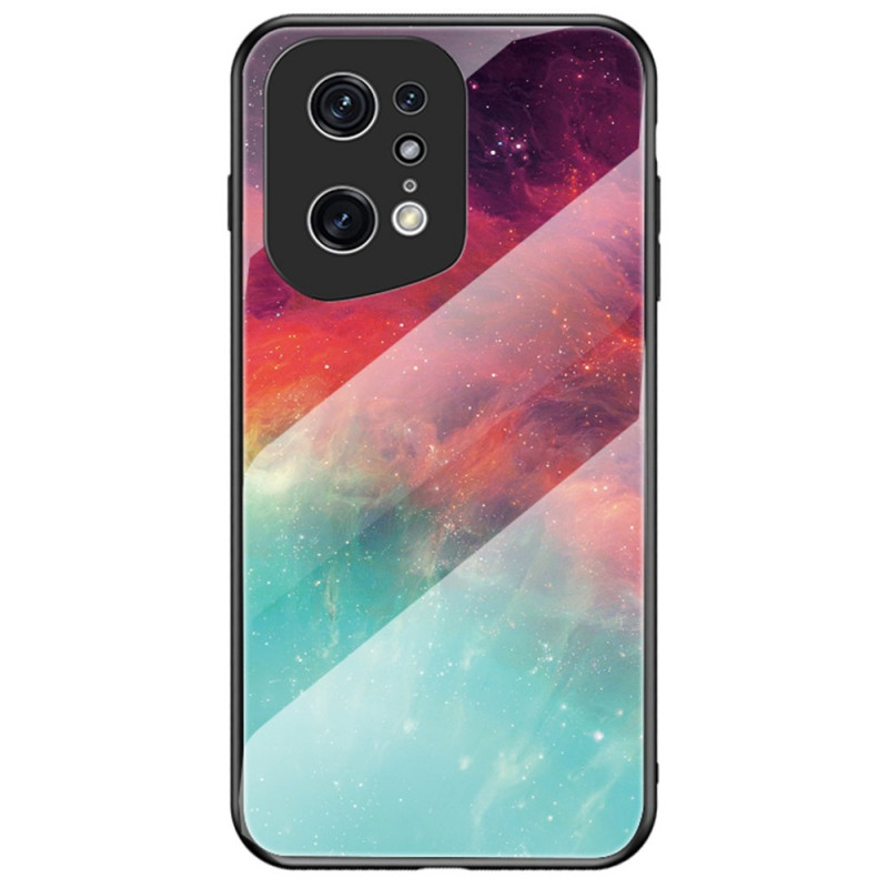 Oppo Find X5 Pro Cover Panzerglas Marmor