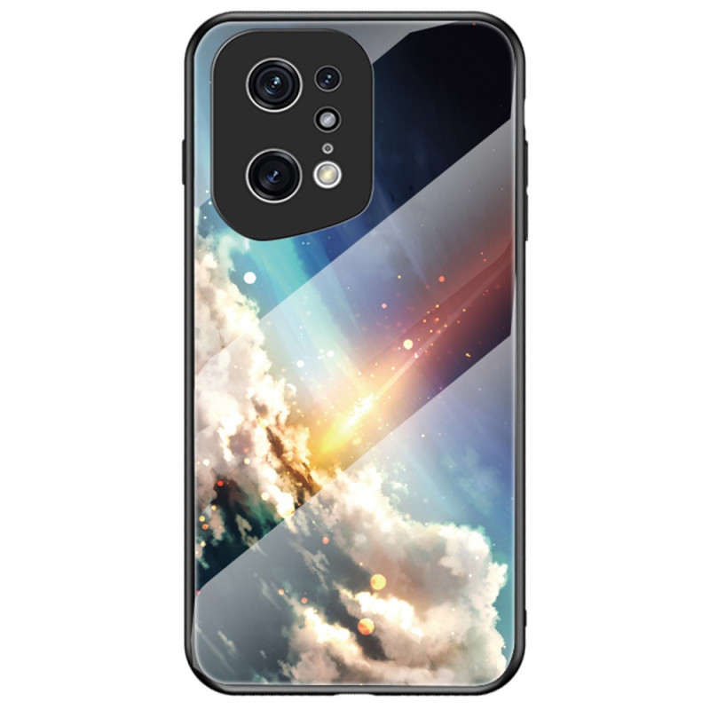 Oppo Find X5 Pro Cover Panzerglas Marmor