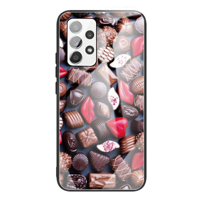 Samsung Galaxy A53 5G Panzerglas Cover Schokolade