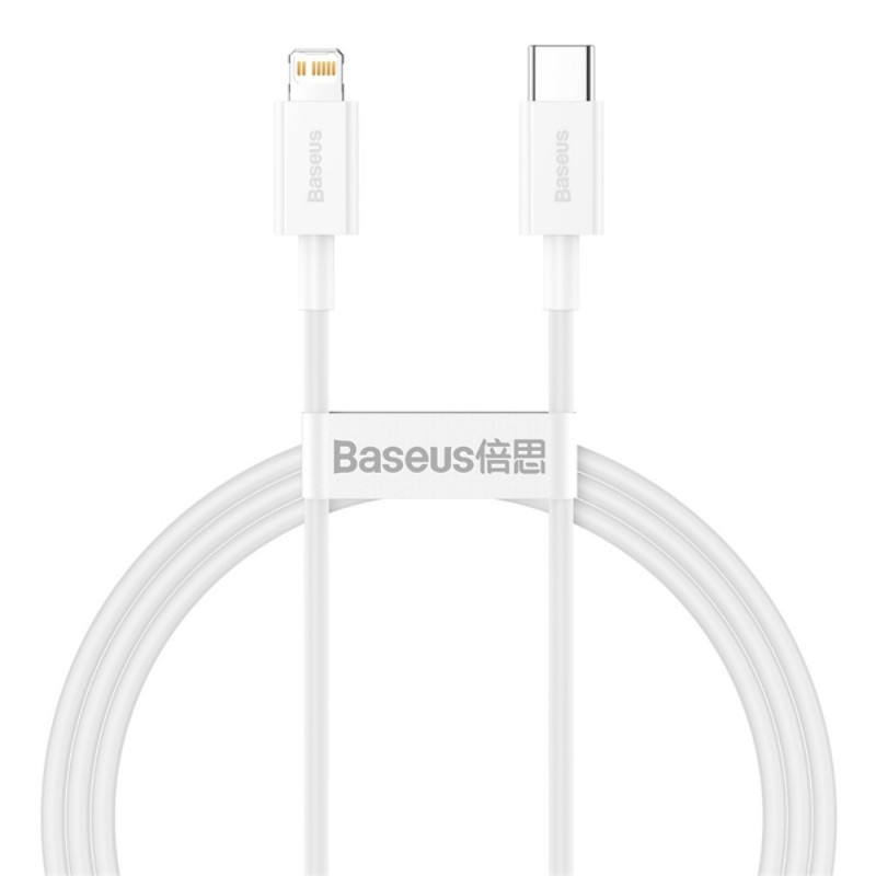 BASEUS USBC + LIGHTNING 1 Meter Ladekabel