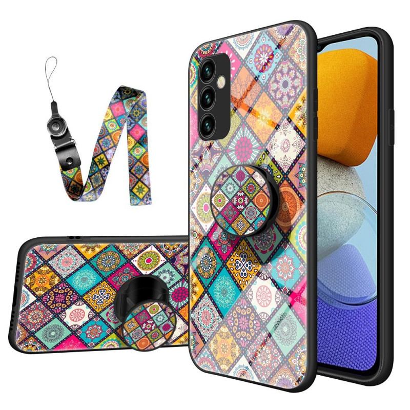 Samsung Galaxy M23 5G Cover Magnetische Halterung Patchwork