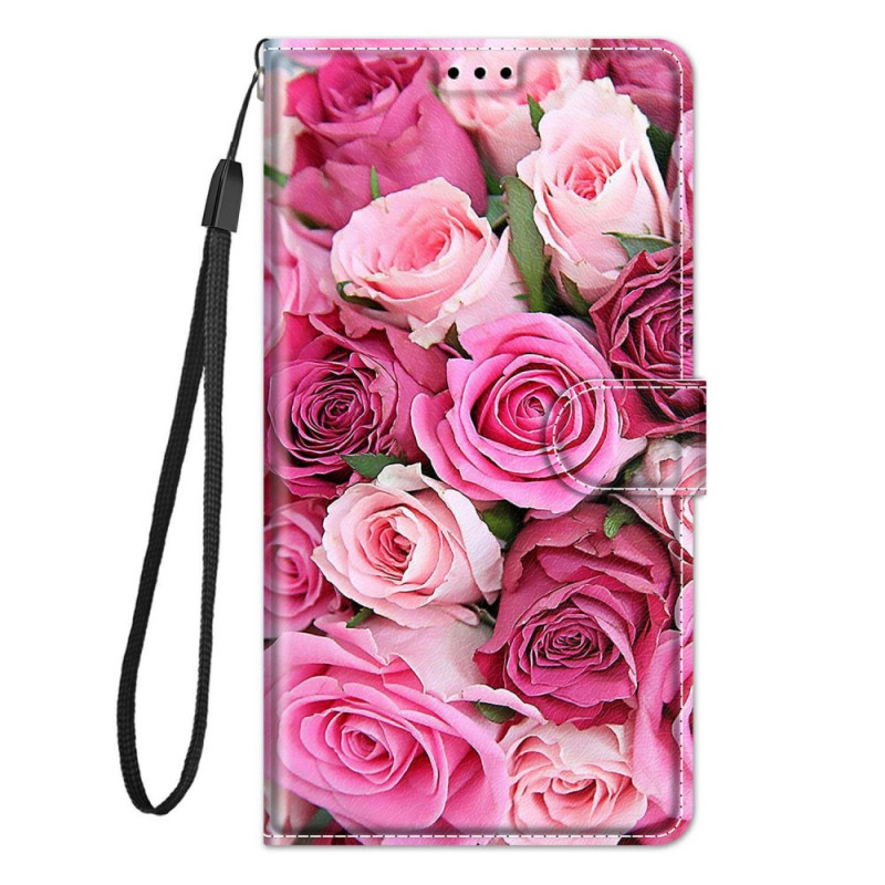 Samsung Galaxy M23 5G Pink Tasche mit Lanyard