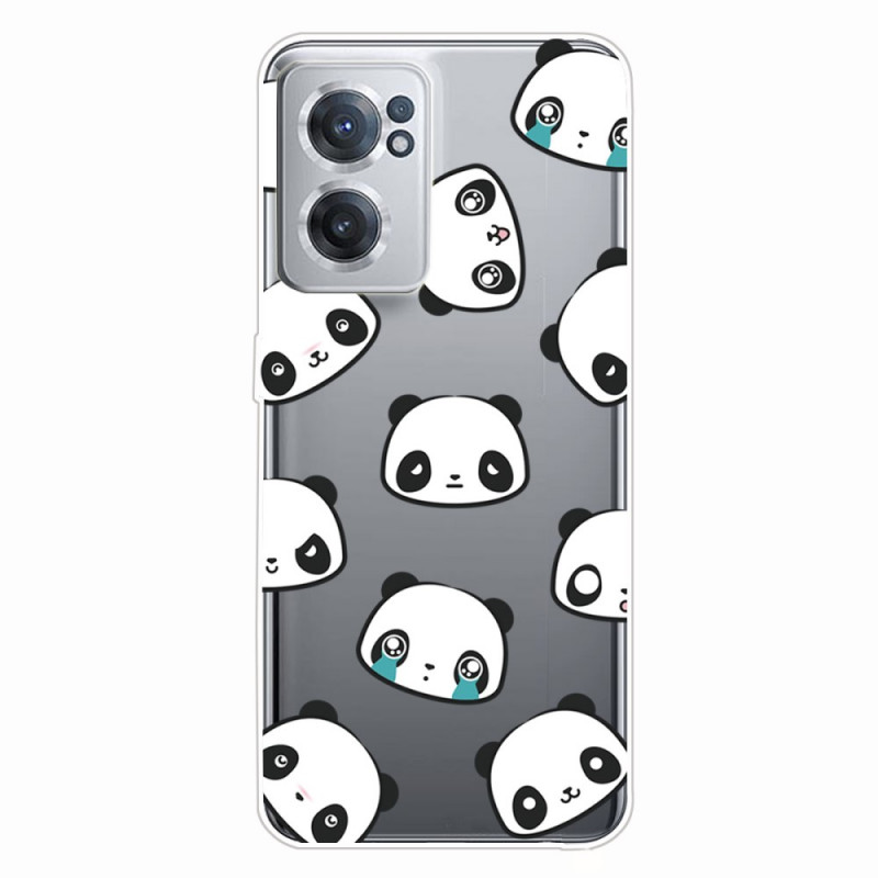 OnePlus Nord CE 2 5G Cover Pandabären-Kugeln