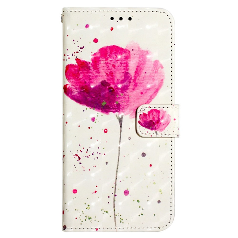 Xiaomi Redmi 10C Klatschmohn Tasche mit Riemen